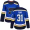 Blue Women's Grant Fuhr Authentic St. Louis Blues Home Jersey