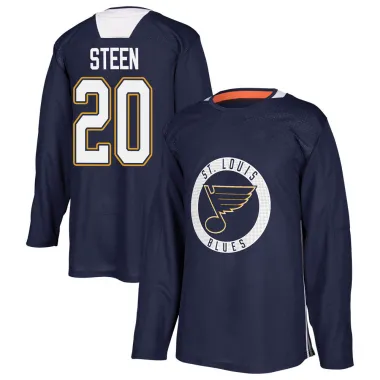 Blue Youth Alexander Steen Authentic St. Louis Blues Practice Jersey