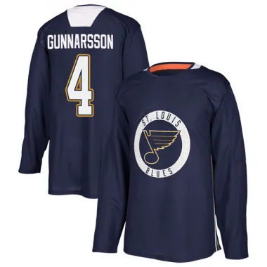 Blue Youth Carl Gunnarsson Authentic St. Louis Blues Practice Jersey