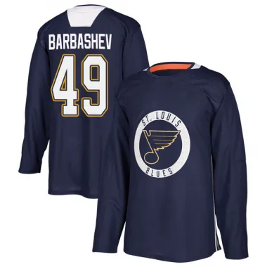 Blue Youth Ivan Barbashev Authentic St. Louis Blues Practice Jersey