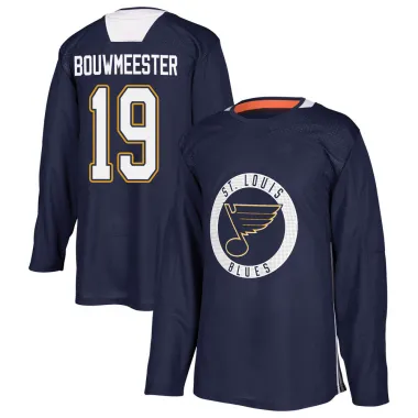 Blue Youth Jay Bouwmeester Authentic St. Louis Blues Practice Jersey