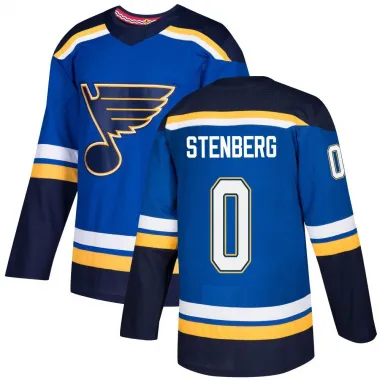 Blue Youth Otto Stenberg Authentic St. Louis Blues Home Jersey
