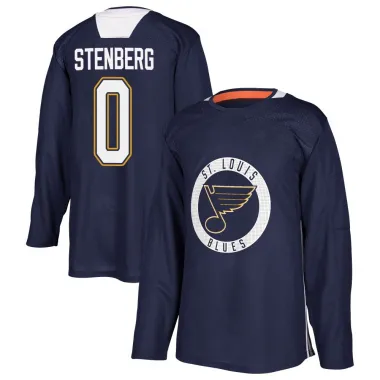Blue Youth Otto Stenberg Authentic St. Louis Blues Practice Jersey