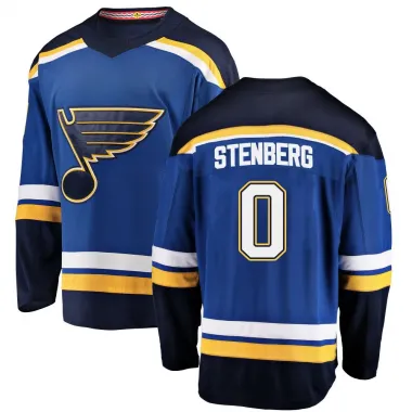 Blue Youth Otto Stenberg Breakaway St. Louis Blues Home Jersey